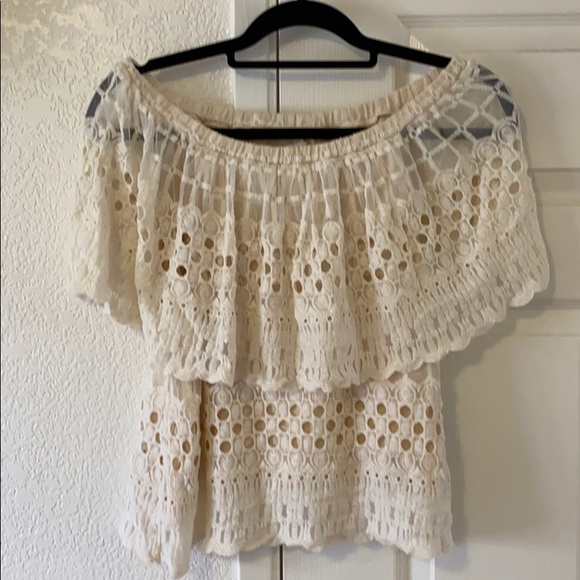 Anthropologie Tops - Anthropologie off shoulder top